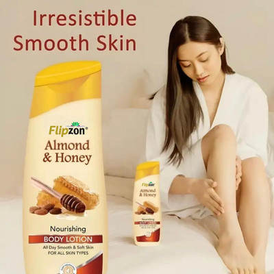 Flipzon Honey & Almonds Advanced Nourishing Lightweight Body Lotion(100 ml)