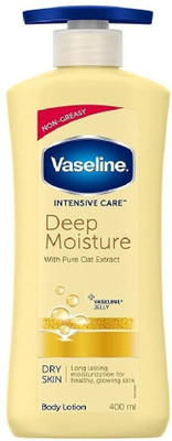 Vaseline Deep Moisture With Pure Oat Extract (Dry Skin) Body Lotion 400ml Set (1)(400 ml)