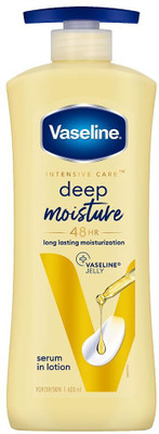 Vaseline Daily Moisturizer for Dry Skin, Gives Non-Greasy, Glowing Skin 600ML(600 ml)