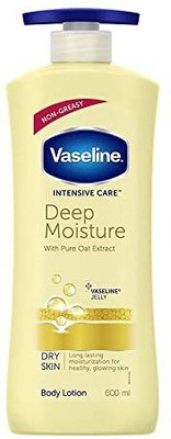 Vaseline CARE DEEP MOISTURE BODY LOTION 600 ML X 1 PACK(600 g)