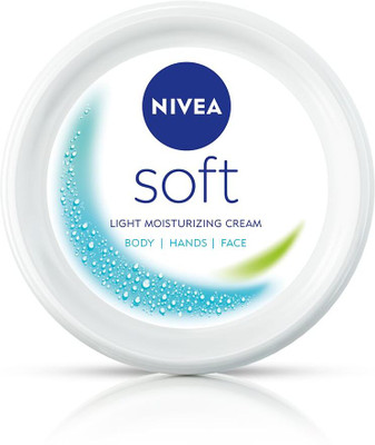Nivea Men Women Soft Moisturizing Cream for Face, Body & Hands with Vitamin E (PACK OF 1)(100 ml)