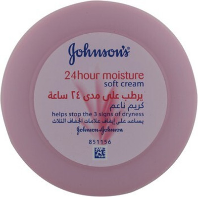 JOHNSON'S 24 Hours Moisture Soft Cream (Made In UAE)(200 ml)