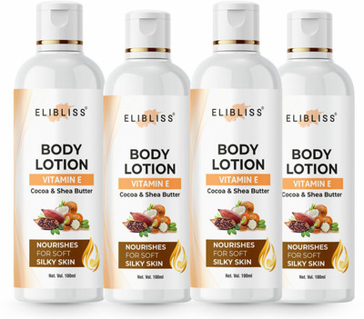 ELIBLISS Non Greasy Intensive Care Deep Moisture UV Protection Body Lotion Pack of 4(400 ml)