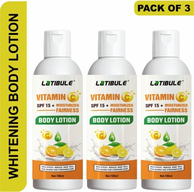 Latibule Body Lotion Natural Glow, Cell Repair, SPF 15 & Vitamin C(300 ml)