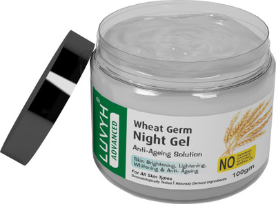 LUVYH Wheat Germ Night Gel,Overnight Repair, Dark spot Remover for Dry skin(100 g)