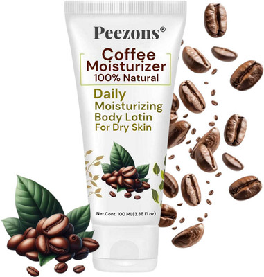 PEEZONS Body Lotion With Coffee and Cocoa for Intense Moisturization(100 ml)