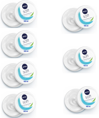 NIVEA Soft Light Moisturizing Cream - 100ml (Pack of 7)(700 ml)