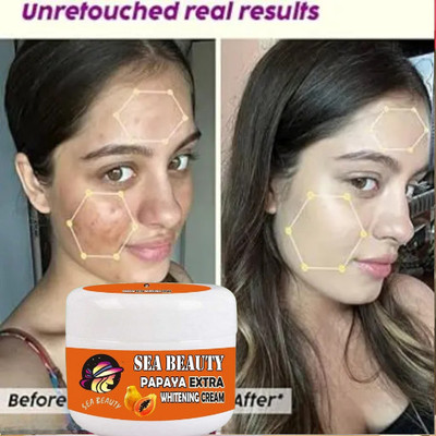 FLIXY 12 ANTIE BEAUTY PAPAYA EXTRA WHITENING CREAM 50 GM(50 g)