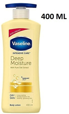Vaseline DEEP MOIISTURE BODDY LOTION COMBO OF 1 (400 GMS)(400 g)