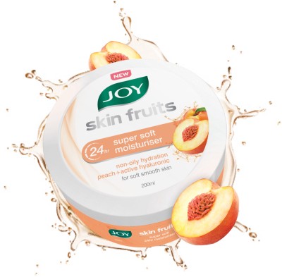 Joy Skin Fruits Super Soft Moisturizer (Peach & Active Hyaluronic)(200 ml)