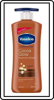 Vaseline Cocoa Glow Body Lotion with Cocoa And Shea Butter 400ml*1pcs(400 ml)