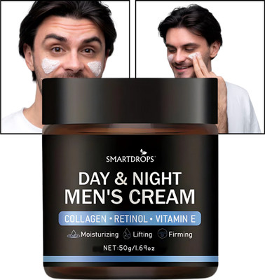 smartdrops Skin Hydrating Night Cream for Men, Anti-Ageing Cream for Whiten & Soft Skin(50 ml)