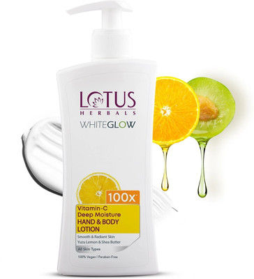 LOTUS HERBALS WhiteGlow Vitamin C Deep Moisture Hand & Body Lotion(400 ml)