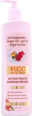 VLCC Active Fruits Damage Repair Body Lotion SPF 30 PA+++ - 400 ml - Sun Tan(400 ml)
