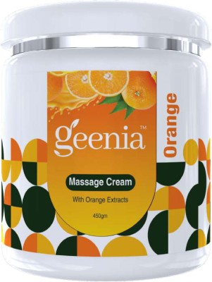 GEENIA Orange Face Massage Cream | For Men and Women 450gm(450 g)