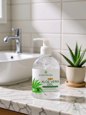 MegaValue 100% Pure Aloe Vera Gel for Beautiful Face, Skin & Hair - Pack of 2(600 ml)