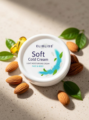 ELIBLISS Deep Nourishing Soft, Smooth & Glowing Skin Cold Cream for All Skin Type(50 g)