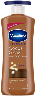 Vaseline COCOA GLOW WITH PURE COCOA & SHEA BUTTER BODY LOTION 400ML PACK*1(400 ml)