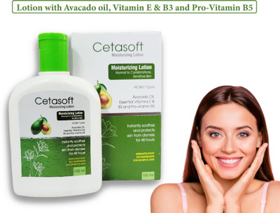 Cetasoft Moisturizing Lotion Vitamin B3 Helps to Soften and Smoothen the Skin's Texture(100 ml)