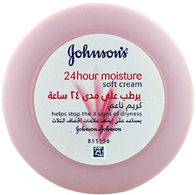 JOHNSON'S 24 Hour Moisture Soft Cream For3 Signs of Dryness 200ml(200 ml)