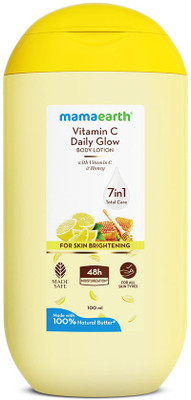 Mamaearth Vitamin C Daily Glow Body Lotion For Skin Brightening with Vitamin C & Honey(100 ml)