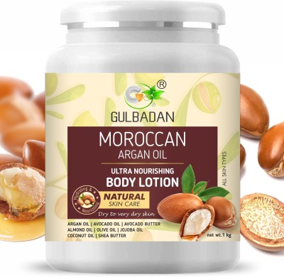 GULBADAN Argan Oil Ultra Nourishing Body Lotion | Women & Men(1 kg)