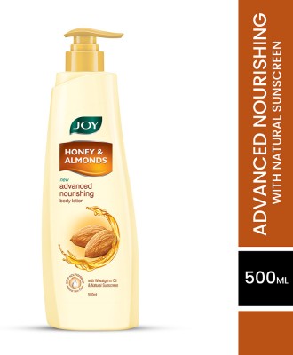 Joy Honey & Almonds Advanced Nourishing Body Lotion, Normal to Dry skin(500 ml)