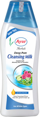 AYUR HERBALS Deep Pore Cleansing Milk with Rose I For make up remover I(1000 ml)