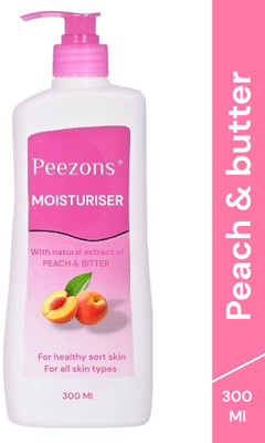 Peezons Body Lotion Peach & Butter for All Skin Types,(300 ml)