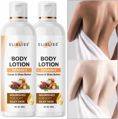 ELIBLISS Triple Vitamin Moisturising Body Lotion Pack of 2(200 ml)