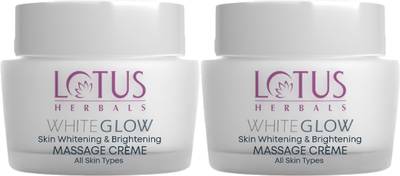 LOTUS HERBALS WhiteGlow Skin Whitening & Brightening Massage Creme