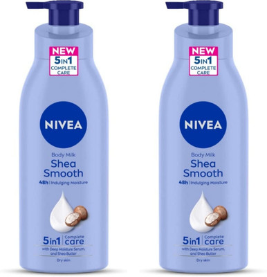 NIVEA Shea Smooth Body Lotion 400ML (Pack Of 2)(800 ml)