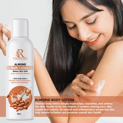 RASAYAN BODY _B_Almond_50ml Advanced Nourishing Body Lotion pcs 4(50 ml)