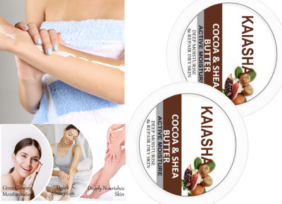 KAIASHA Cold Winter Cream Cocoa Butter Cold Cream Pack of 2 All Skin Type(400 g)