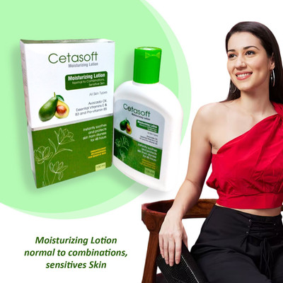 Cetasoft Moisturizing Lotion with Avocado Oil, Vitamin E For Deep & Lasting Moisture(100 ml)