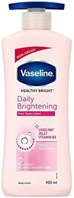 Vaseline DAILY BRIGHTENING TRIPLE SUNSCREEN BODY LOTION 400 ML X 1(400 ml)