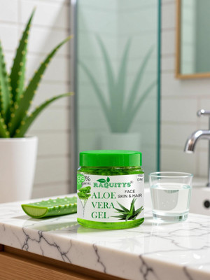 RAQUITYS Pure Aloevera Gel for Moisturize Skin & Younger Looking(150 g)