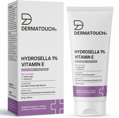 Dermatouch Vitamin E Moisturizer for face | Daily moisturizer for body - For all skin type(50 g)