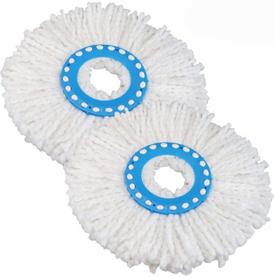 Yogini Greens Microfiber Universal Fit Replacement Refill For 360 Rotating Spin Magic Mop Refill(Blue)