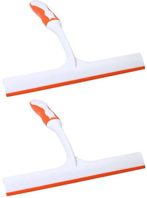 KitchenFest (Combo of 2) Squeegee Wiper for Car, Windshield, Kitchen Slab, Bathroom and Mirror Kitchen Wiper(Multicolor)