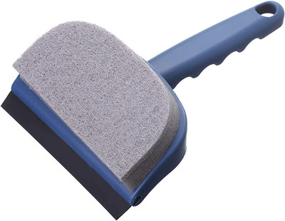 KPNG 2-in-1 Double Sided Window Squeegee Sponge Bathroom Window Glass Scraper Kitchen Wiper