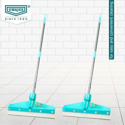 UNIQUE Premium Mini Hifi for Bathroom cleaning 12x36 metal rod|EVA blade(2) Floor Wiper(Multicolor 0.9 m)