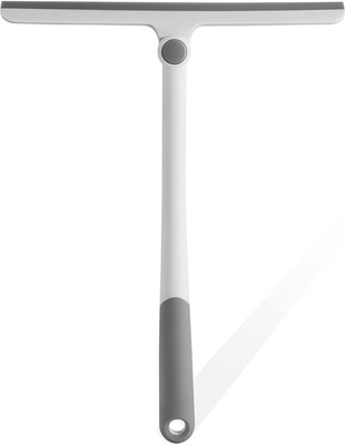 RUDHJAL 360° Rotatable Cleaning Glass Wiper Window Cleaner Long Handle Kitchen Wiper(White)