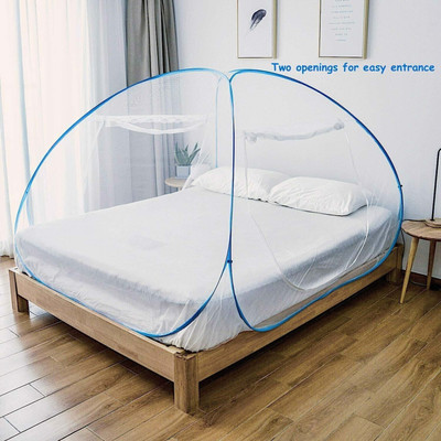 BELSODINE HDPE - High Density Poly Ethylene Adults Washable BELSODINEA159 WHITEMosquito H116 Mosquito Net(White, Blue, Tent)