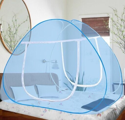 SIFRA Polyester Adults Washable Blue_MS_121 Mosquito Net(Blue, Tent)