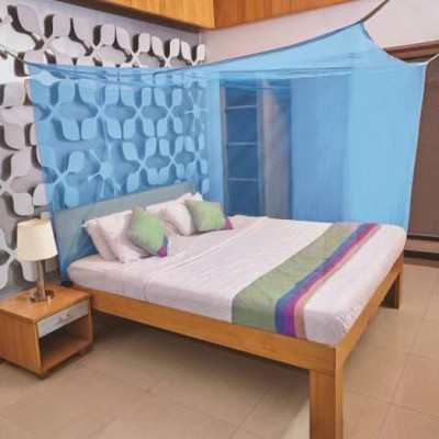 Mehon Craft Polyester Adults Washable MP MOS NEW TENTNew Mehontextile_163 Mosquito Net(Blue, Tent)