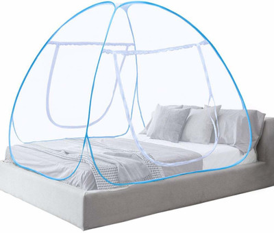 SIFRA Polyester Adults Washable Blue_MS_121 Mosquito Net(Blue, Tent)