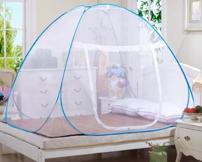 Hightech Polyester Adults Washable CCMN Sky BL Mosquito Net(Blue, Tent)
