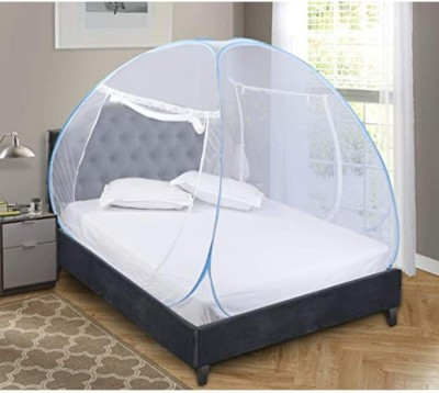 SIFRA Polyester Adults Washable Blue_MS_121 Mosquito Net(Blue, Tent)