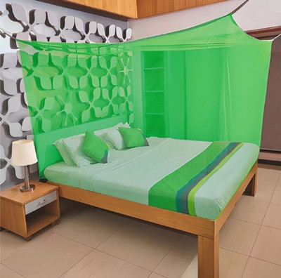 Mehon Craft HDPE - High Density Poly Ethylene Adults Washable MP MOS NEW TENTmono_green_5*7 Mosquito Net(Green, Tent)